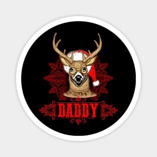 Christmas Deer Daddy Reindeer Father Magnet